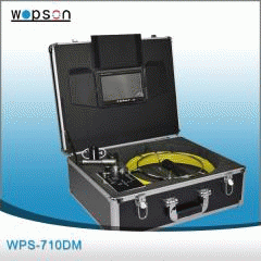 Roestvrij staal Kleur Video Camera Pipeline Inspection System Met Duurzaam Carry Case